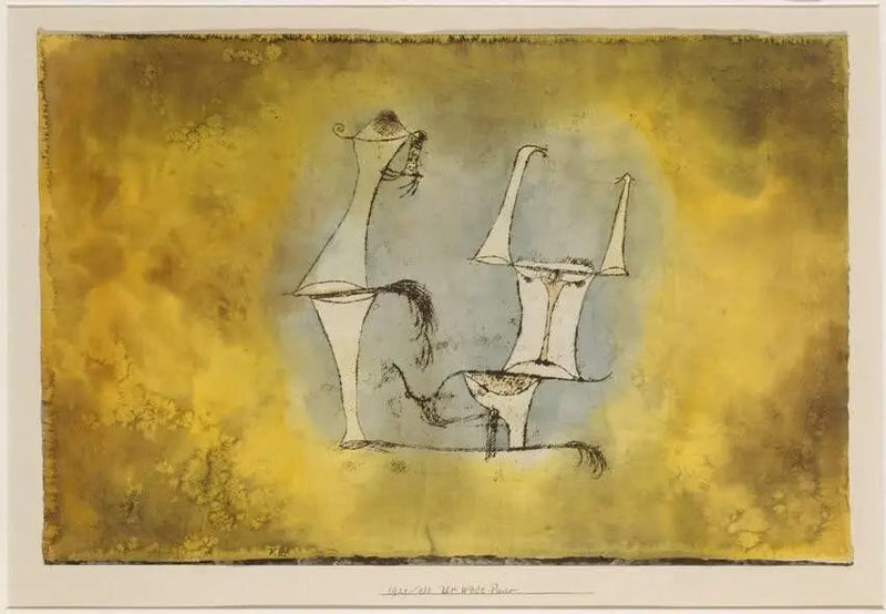 Primitieve echtpaar - Paul Klee