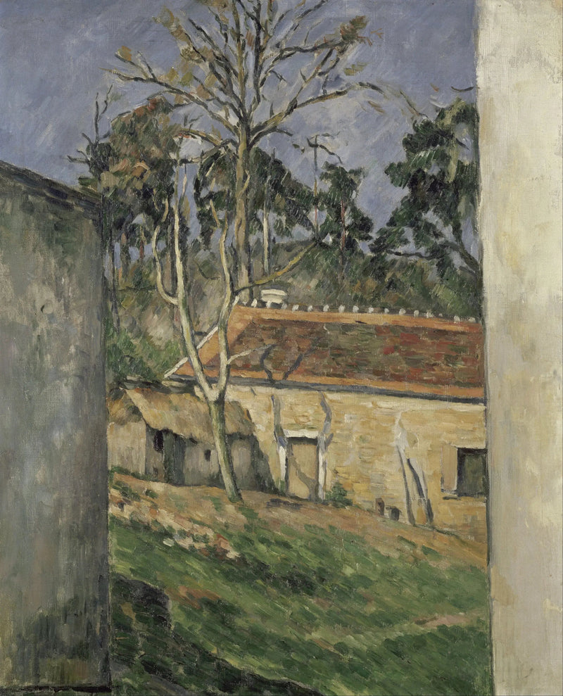 Boerenerf in Auvers - Paul Cézanne