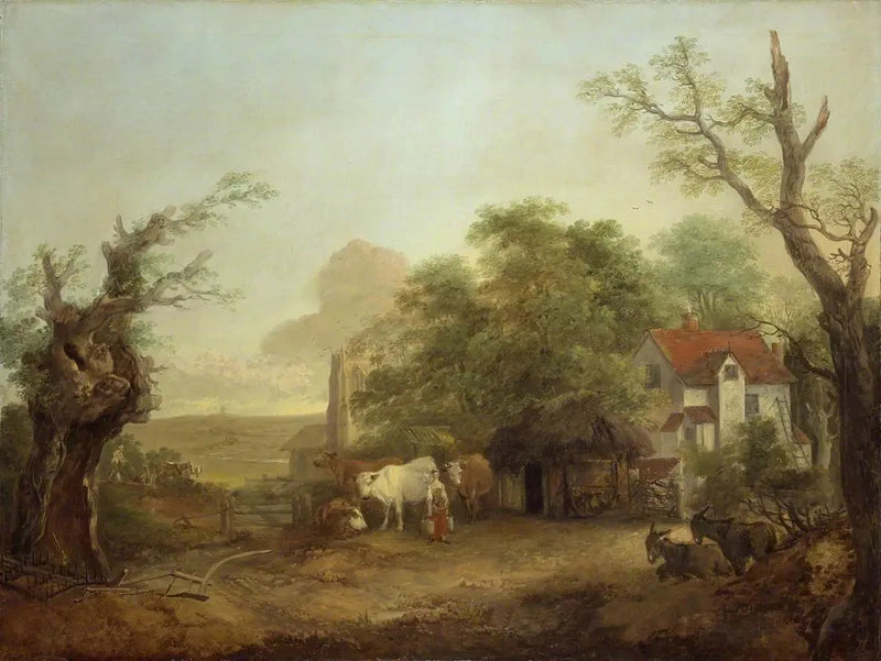 Boerderijplein met melkster, koeien en ezels - Thomas Gainsborough

Source:
Cour de ferme avec laitière, vaches et ânes - Thomas Gainsborough