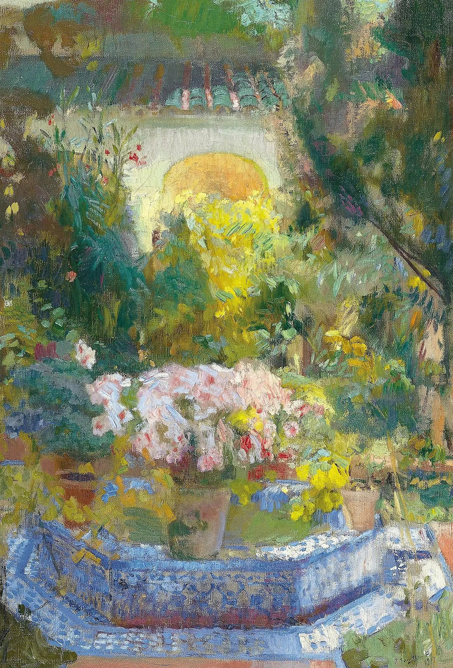 Binnenplaats van Casa Sorolla - Joaquín Sorolla