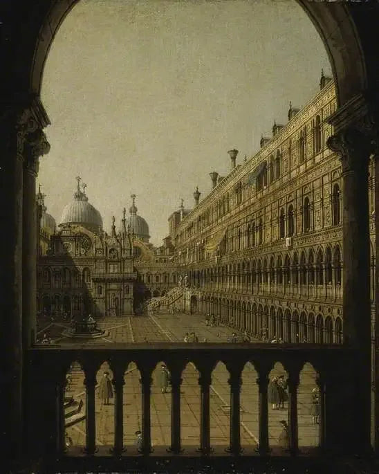 Binnenplein van het Dogepaleis, Venetië - Canaletto

Source:
Cour intérieure du Palais des Doges, Venise - Canaletto