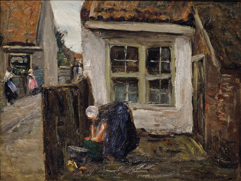 Binnenplaats - Max Liebermann