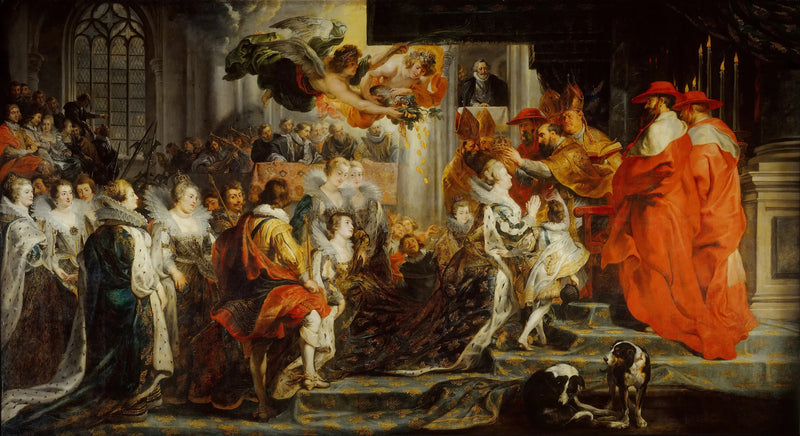 Kroning van Marie de Médicis op 13 mei 1610 - Peter Paul Rubens