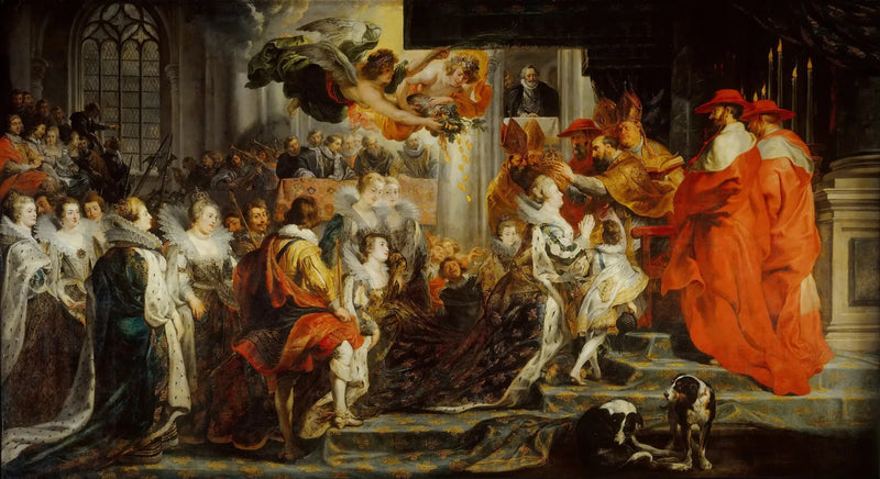 Kroning van Marie de Médicis op 13 mei 1610 - Peter Paul Rubens