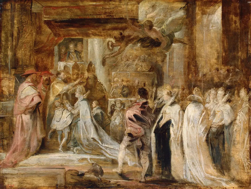 Kroning van Marie de Médicis - Peter Paul Rubens