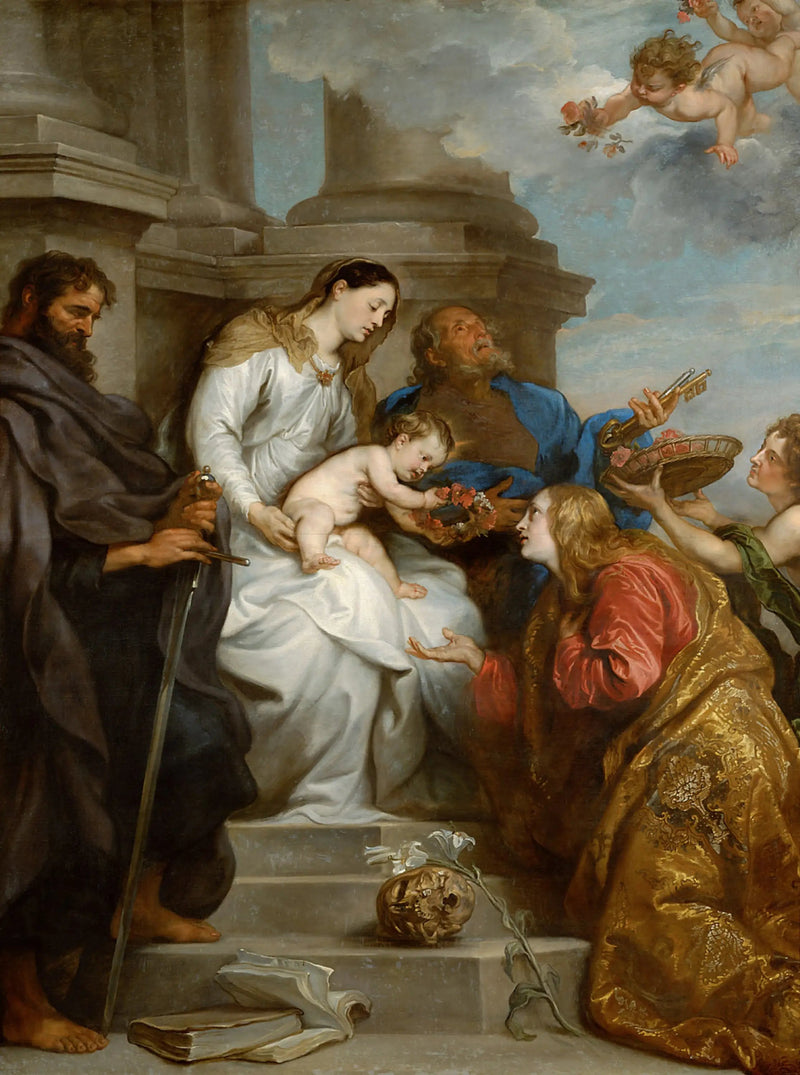 Kroon van Sint-Rosalie - Antoine van Dyck

Source:
Couronnement de sainte Rosalie - Antoine van Dyck
