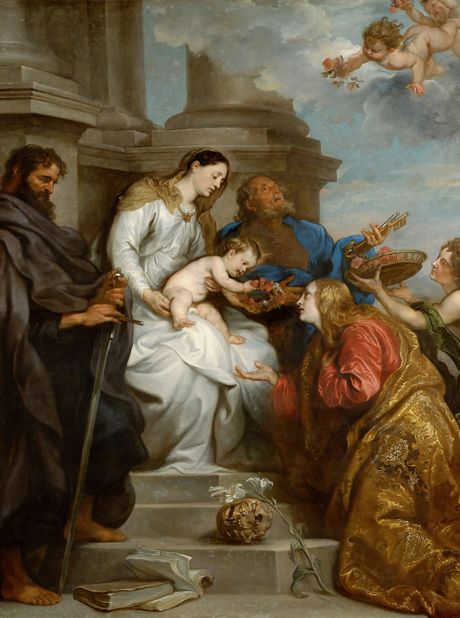 Kroon van Sint-Rosalie - Antoine van Dyck

Source:
Couronnement de sainte Rosalie - Antoine van Dyck