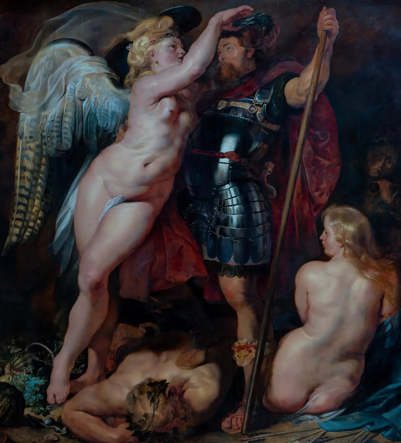 Kroning van de held - Peter Paul Rubens
