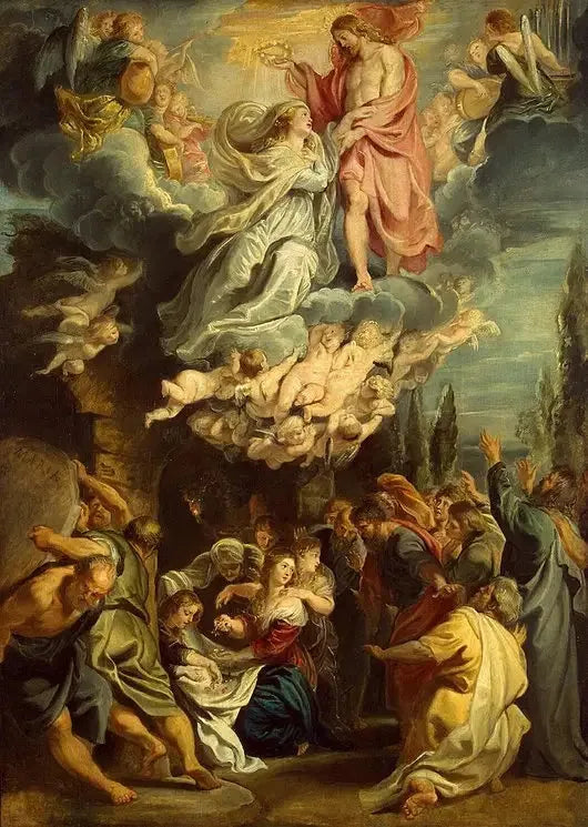 Kroning en Aanneming van de Maagd - Peter Paul Rubens