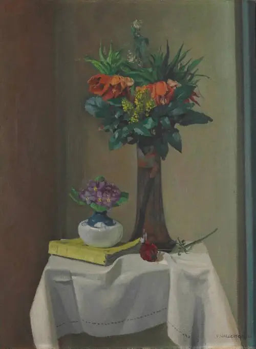 Keizerlijke kronen (De witte tafelkleed) - Félix Vallotton

Source:
Couronnes impériales (La nappe blanche) - Félix Vallotton