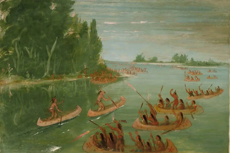 Kanoënrace bij Sault Ste. Marie - George Catlin

Source:
Course de canoë près de Sault Ste. Marie - George Catlin