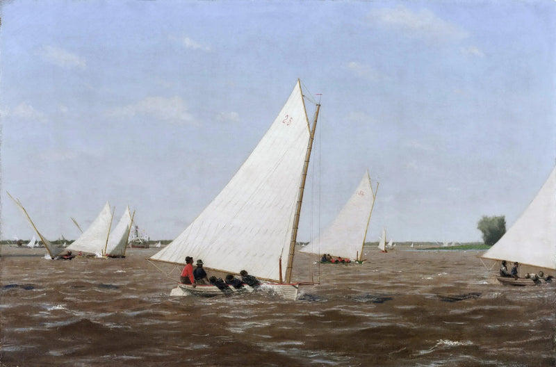 Zeilrace op de Delaware - Thomas Eakins

Source:
Courses de voiliers sur le Delaware - Thomas Eakins