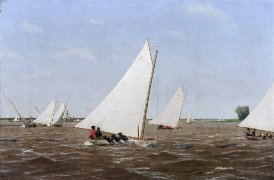 Zeilrace op de Delaware - Thomas Eakins

Source:
Courses de voiliers sur le Delaware - Thomas Eakins