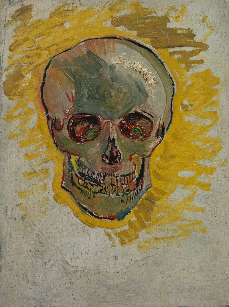 Schedel van een skelet - Vincent van Gogh