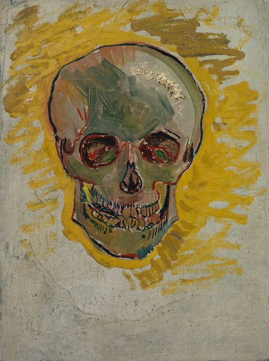 Schedel van een skelet - Vincent van Gogh