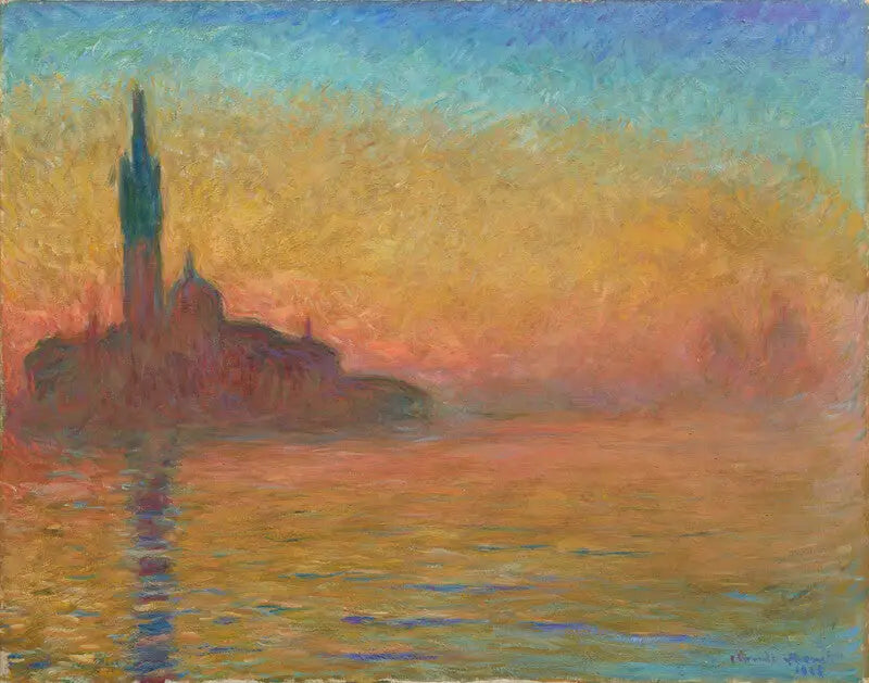 Schemering in Venetië - Claude Monet