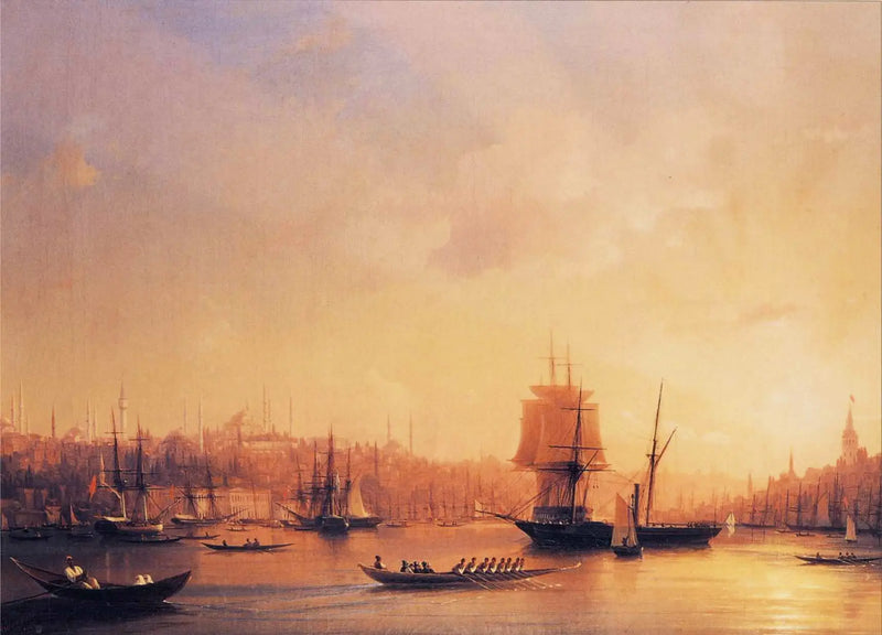 Schemering over de Gouden Hoorn - Ivan Aïvazovski

Source:
Crépuscule sur la Corne d'Or - Ivan Aïvazovski