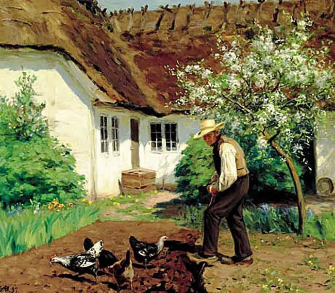 Reproductie van een klassieke olieverfschilderij - Alpha Reproductie

Source:
Creuser le jardin au printemps. - H. A. Brendekilde