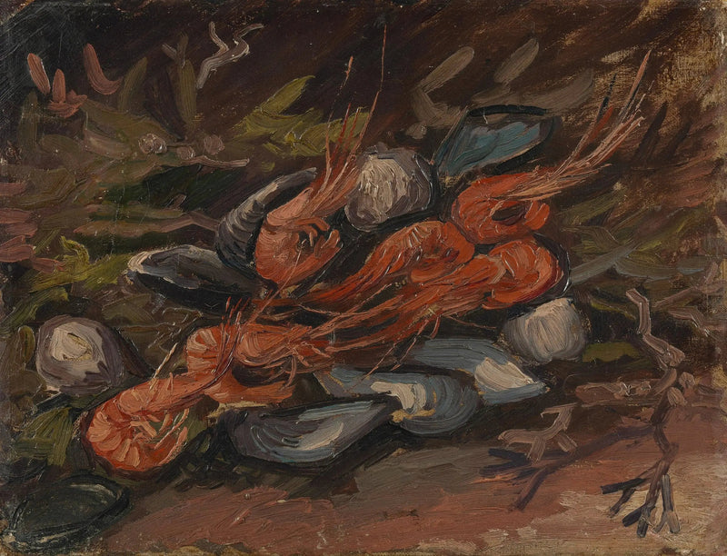 Garnalen en mosselen - Vincent van Gogh