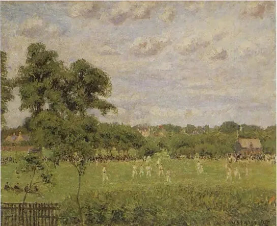Cricket in Bedford Park, Londen - Camille Pissarro