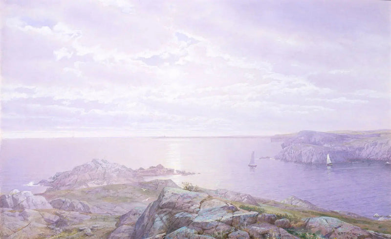 Rotsachtige baai - William Trost Richards