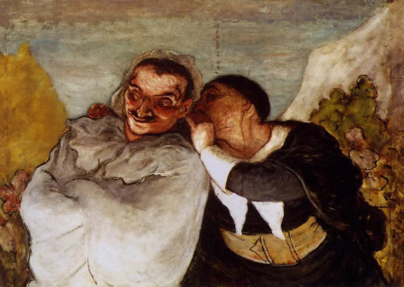 Crispin en Scapin - Honoré Daumier