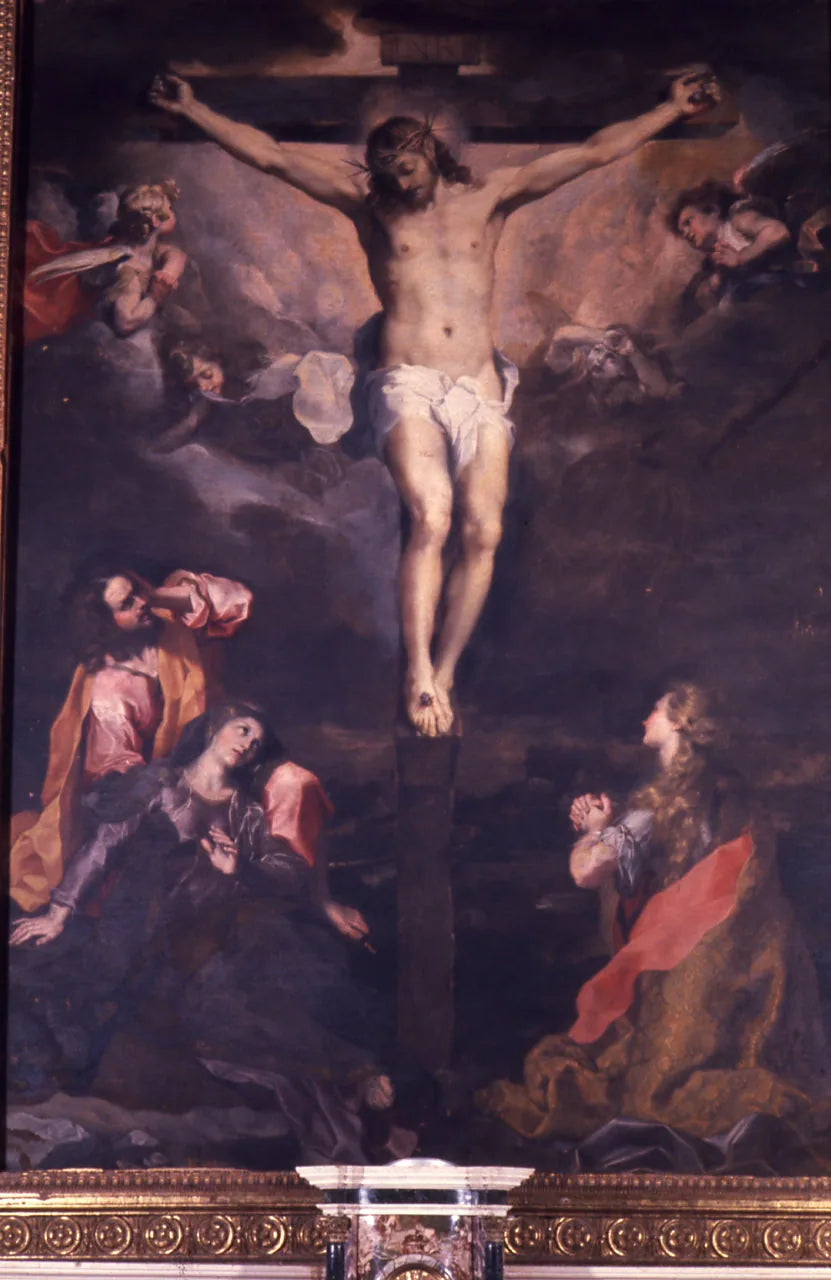 Kruisiging met Maria, San Giovanni en Magdalena - Federico Barroci