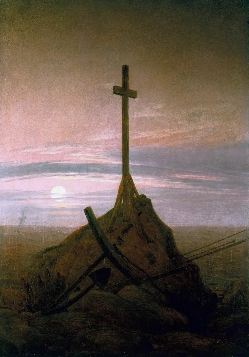 Kruis boven de Oostzee - Caspar David Friedrich