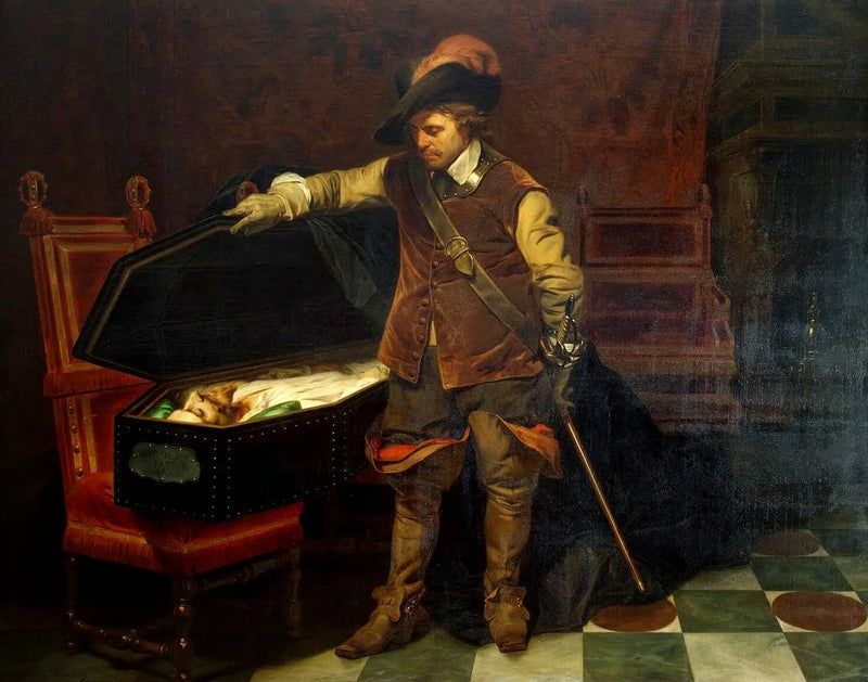 Cromwell voor het graf van Karel I - Paul Delaroche

Source:
Cromwell devant le cercueil de Charles Ier - Paul Delaroche