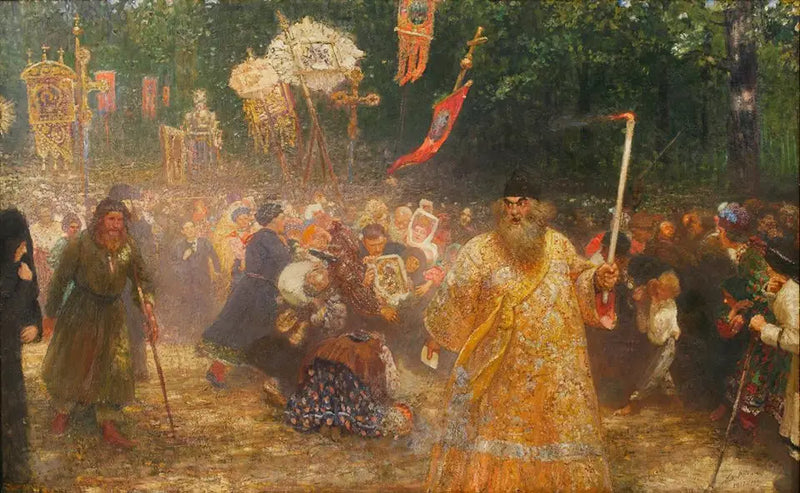 Crucession en eikenhout - Ilya Repin