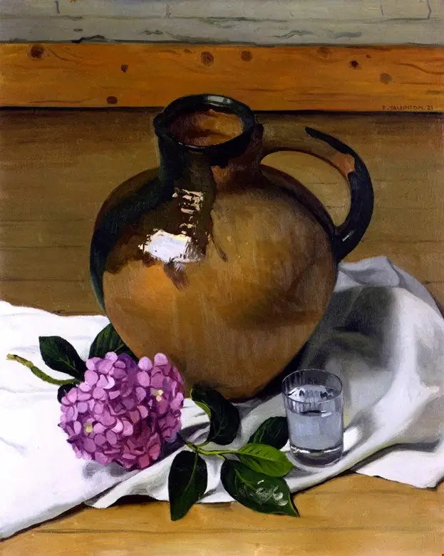 Kruik en hortensia - Félix Vallotton

Source:
Cruche et hortensia - Félix Vallotton