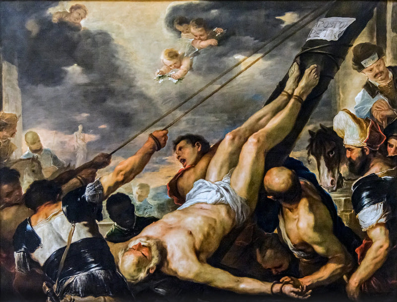 Kruisiging van Sint-Pieter - Luca Giordano