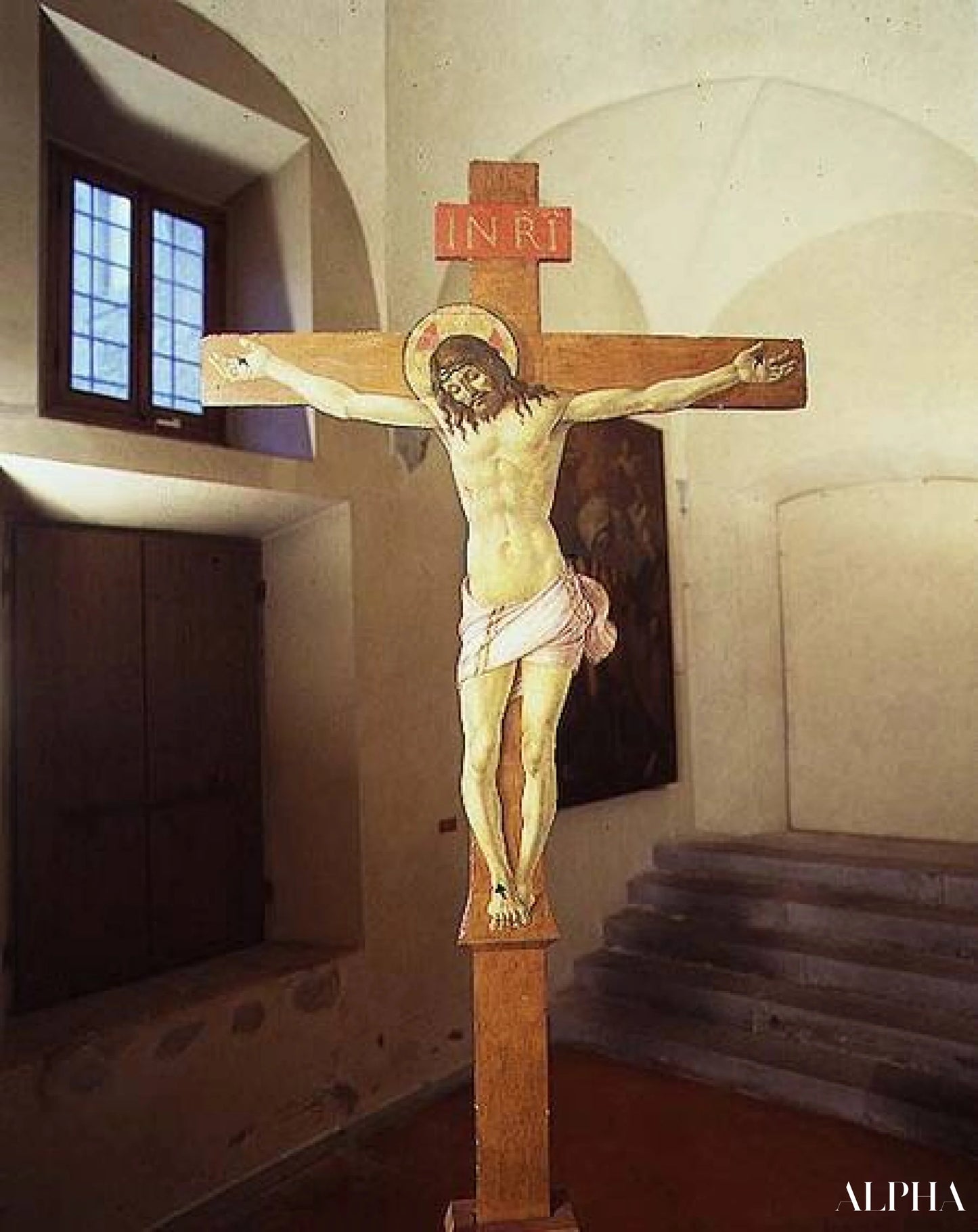Kruisiging (tempera op hout) - Sandro Botticelli - Reproducties van schilderijen en hoogwaardige schilderijen