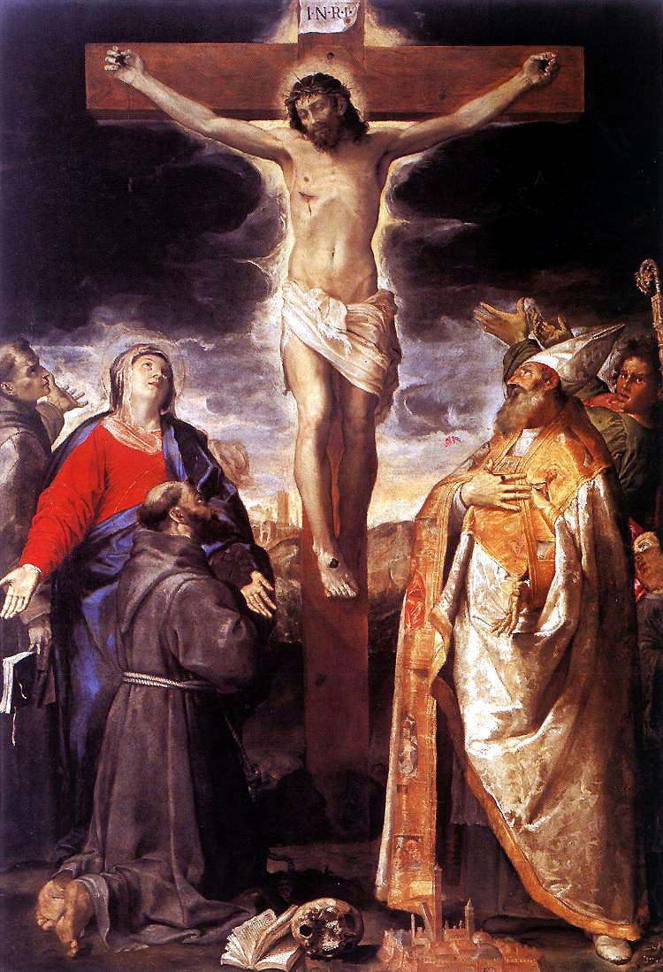  Kruisiging met heiligen - Annibale Carracci