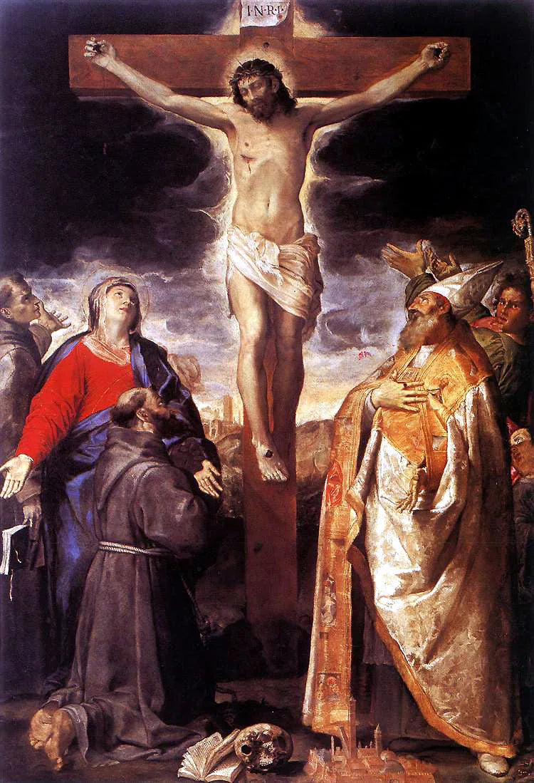  Kruisiging met heiligen - Annibale Carracci