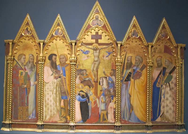 Kruisiging met de heiligen - Bernardo Daddi