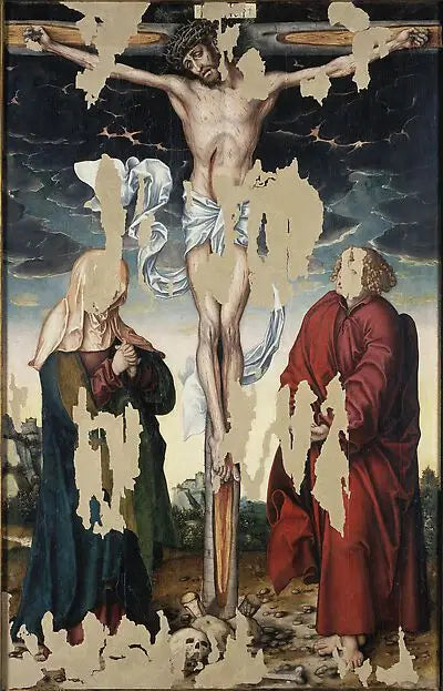 Kruisiging van Posterstein - Lucas Cranach de Oudere