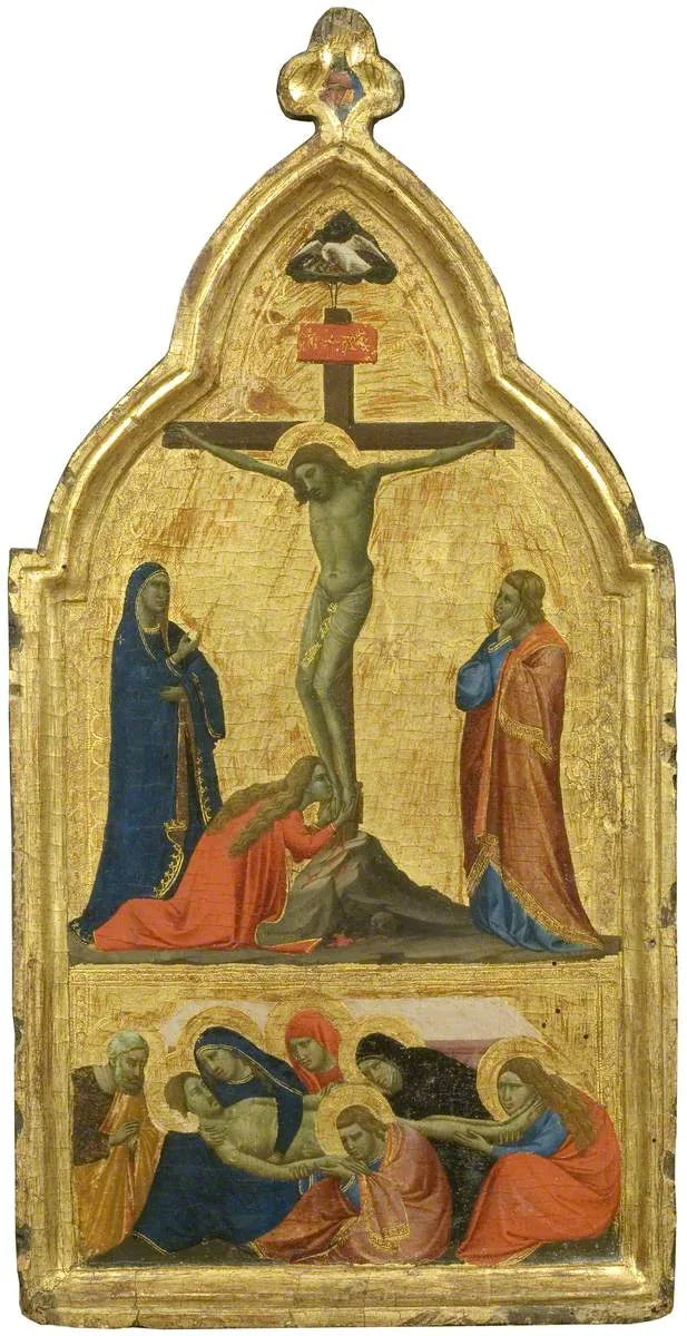 Kruisiging en Lamentatie - Taddeo Gaddi