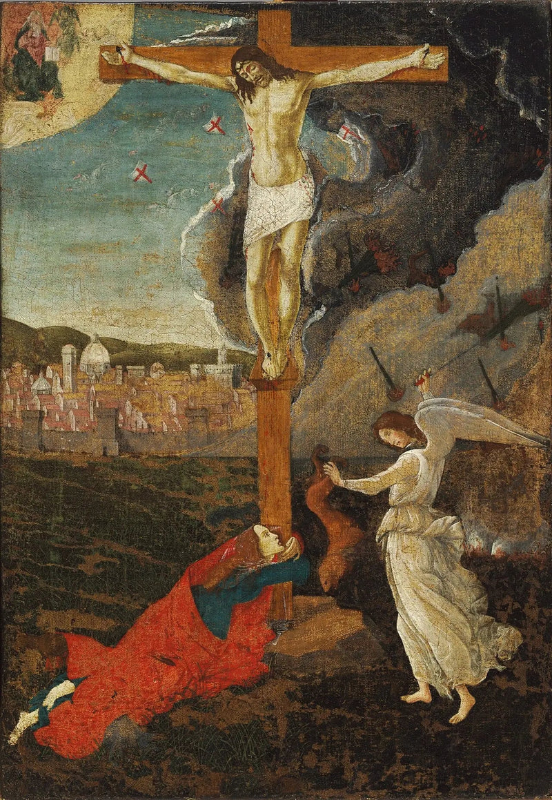 Mystieke kruisiging - Sandro Botticelli