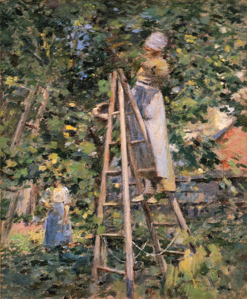 Pruimen plukken - Theodore Robinson