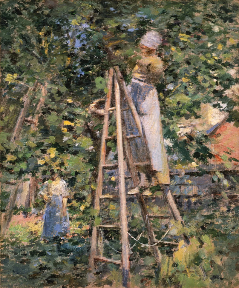 Pruimen plukken - Theodore Robinson