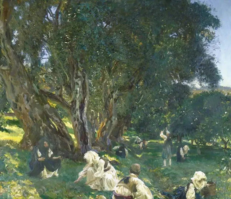 Albanese olijfoogsters - John Singer Sargent