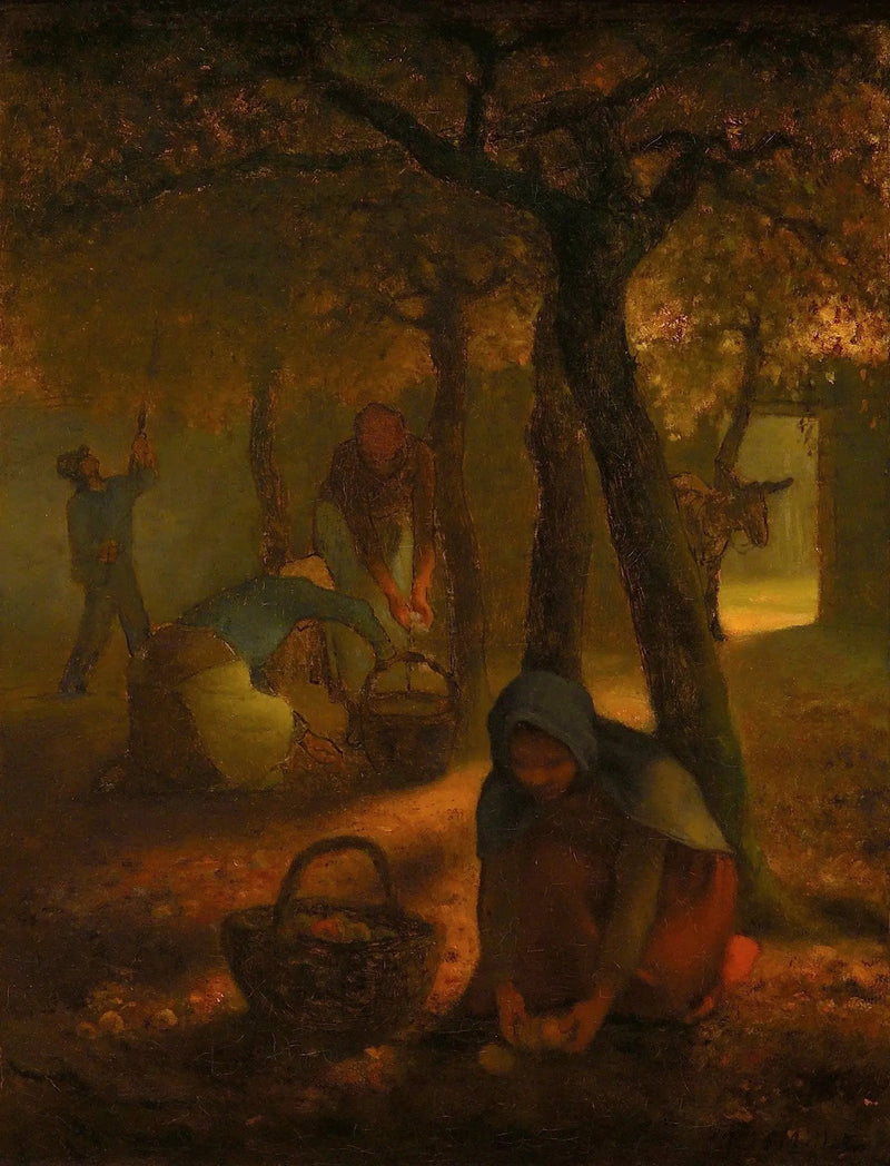 Appelplukkers - Jean-François Millet