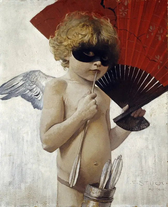 Cupidon op het Maskerbal - Franz Von Stuck