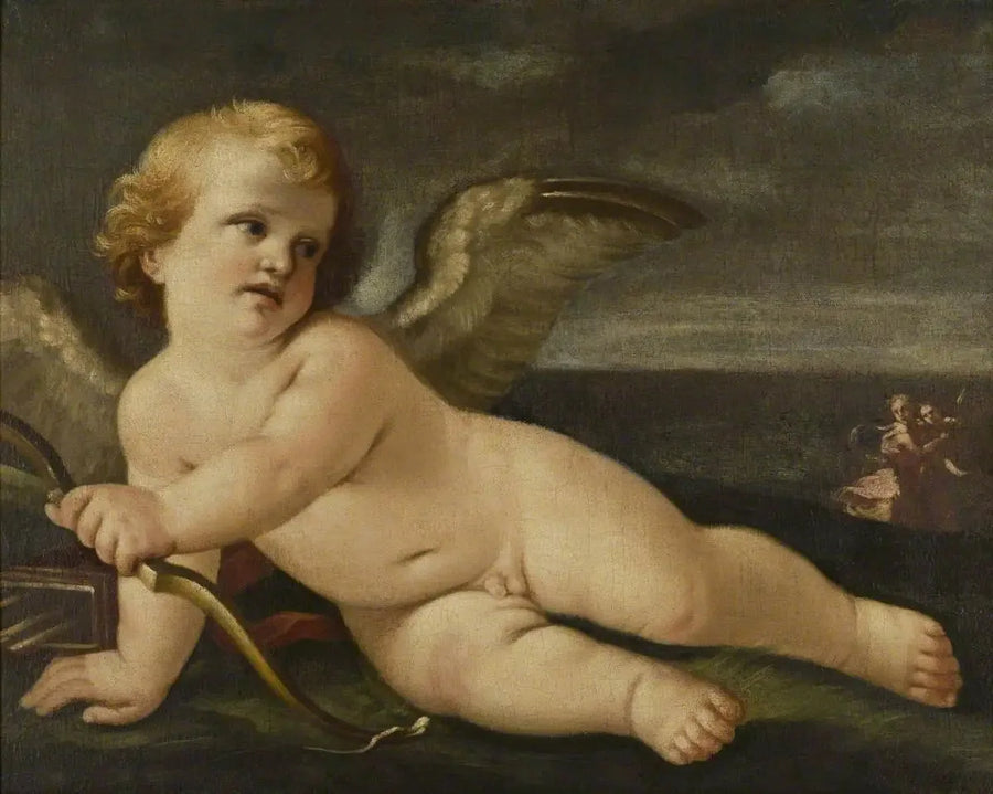 Cupido met zijn boog - Guido Reni