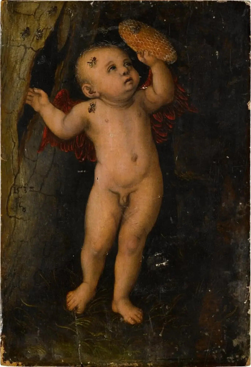 Cupido als honingdief - Lucas Cranach de Oudere