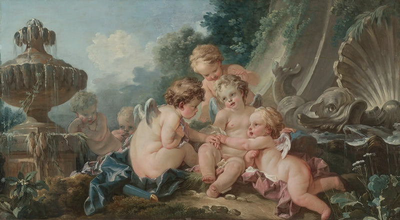 Cupido's en samenzwering - François Boucher
