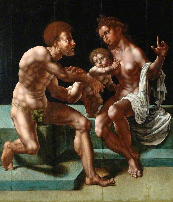 Cybèle implore Saturne d’épargner son enfant - Jan Gossaert - Alpha Reproduction