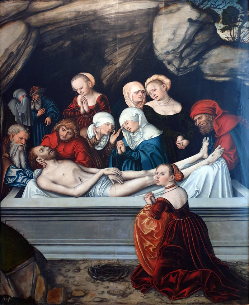 Cycle van de Passie: De Lijklegging - Lucas Cranach de Oudere