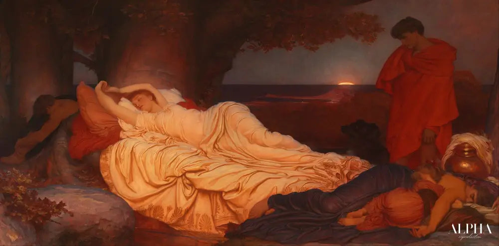 Cymon et Iphigénie - Frederic Leighton - Reproductions de tableaux et peintures haut de gamme